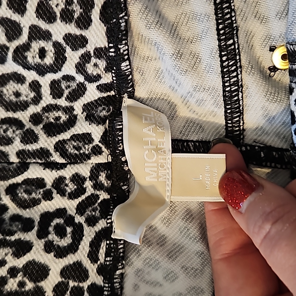 NWOT Michael Kors Cheetah Print Jeggings - Picture 5 of 13